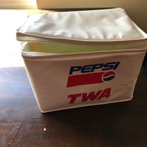 Vintage Old School Pepsi TWA Lunchbox. Very Rare!